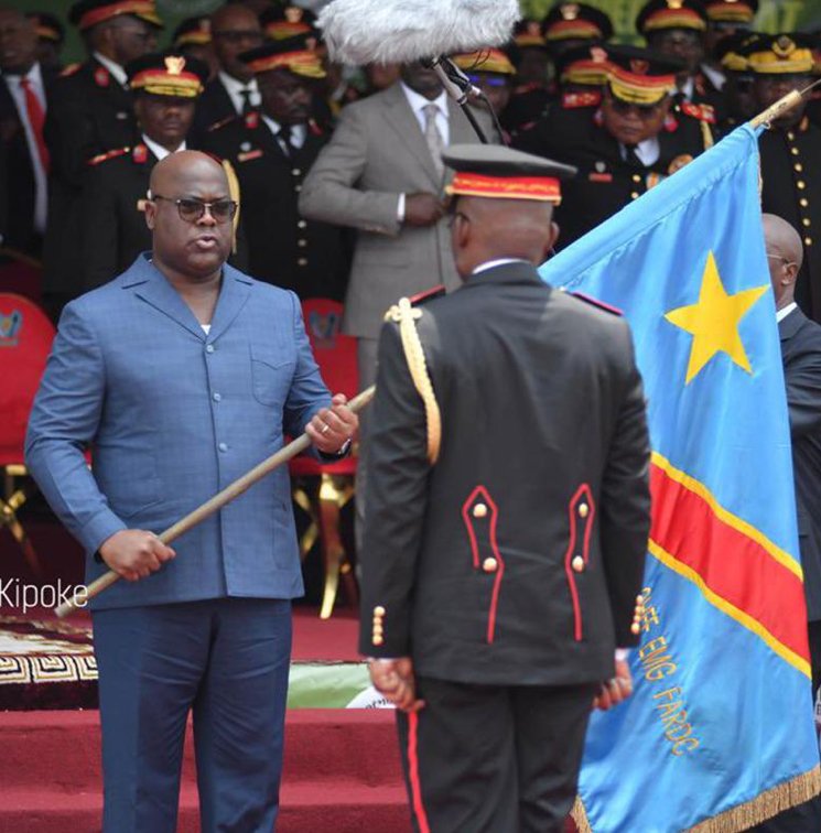 Le général Jules Banza prend le bâton de commandement des FARDC