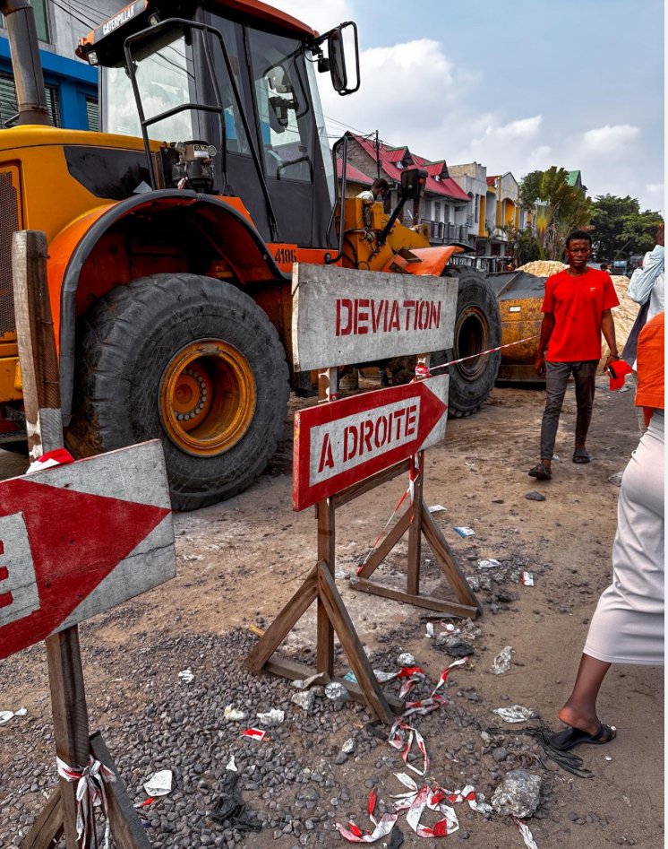 Kinshasa : les travaux de réhabilitation du boulevard Lumumba brusquement arrêtés, les usagers désemparés