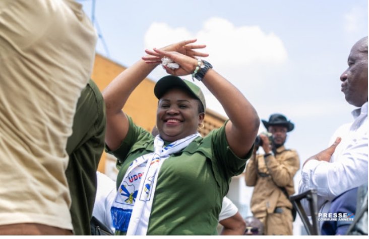 Lubumbashi : La Bourgmestre Mireille Kileshe soutien le commandant suprême Félix Tshisekedi et les FARDC