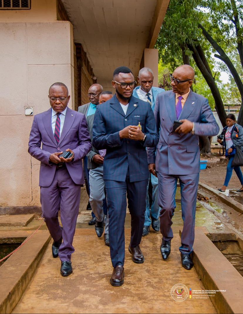 Éducation/Haut-Katanga1: le proved Joseph Mwinkeu Tshiend satisfait de l’effectivité de la reprise des cours, après sa tournée dans les écoles de Lubumbashi