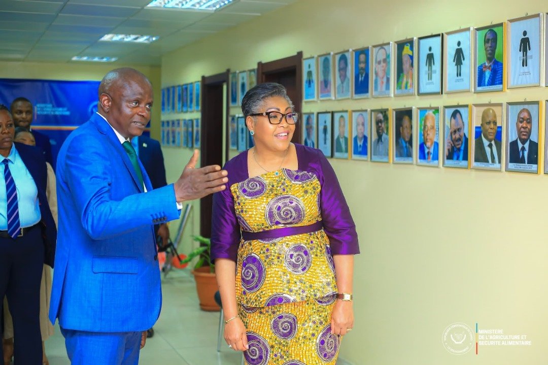 Visite surprise de la Première ministre, Judith Suminwa, au ministère de l’Agriculture et Sécurité Alimentaire