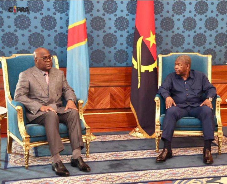 Félix Tshisekedi et João Lourenço conviennent de « maintenir une concertation et des consultations régulières »