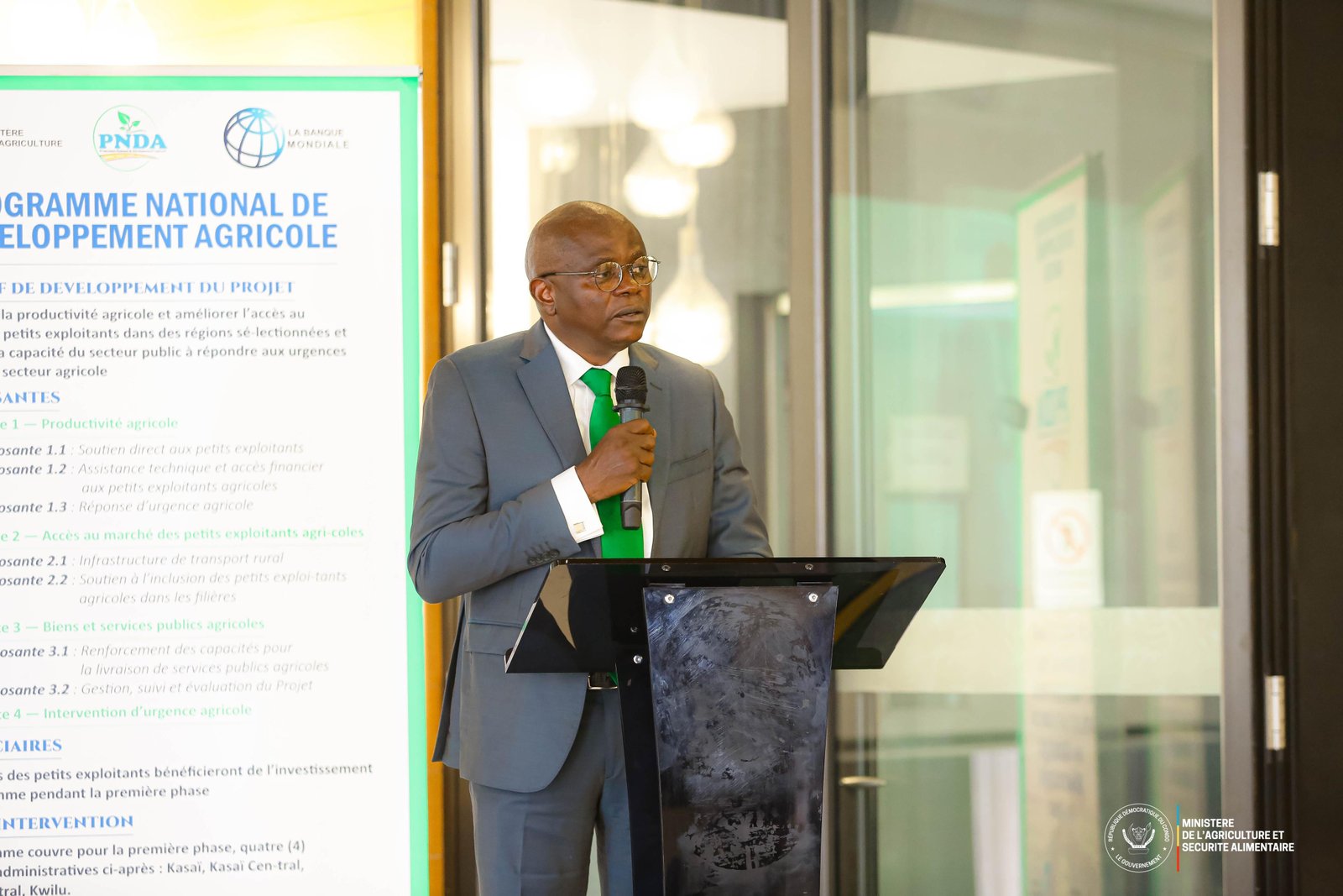 Agriculture : Lancement du premier produit d’assurance agricole en République Démocratique Du Congo.
